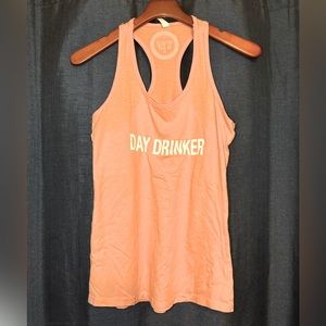 Peach Day Drinker Women's Razor Back Tank Top